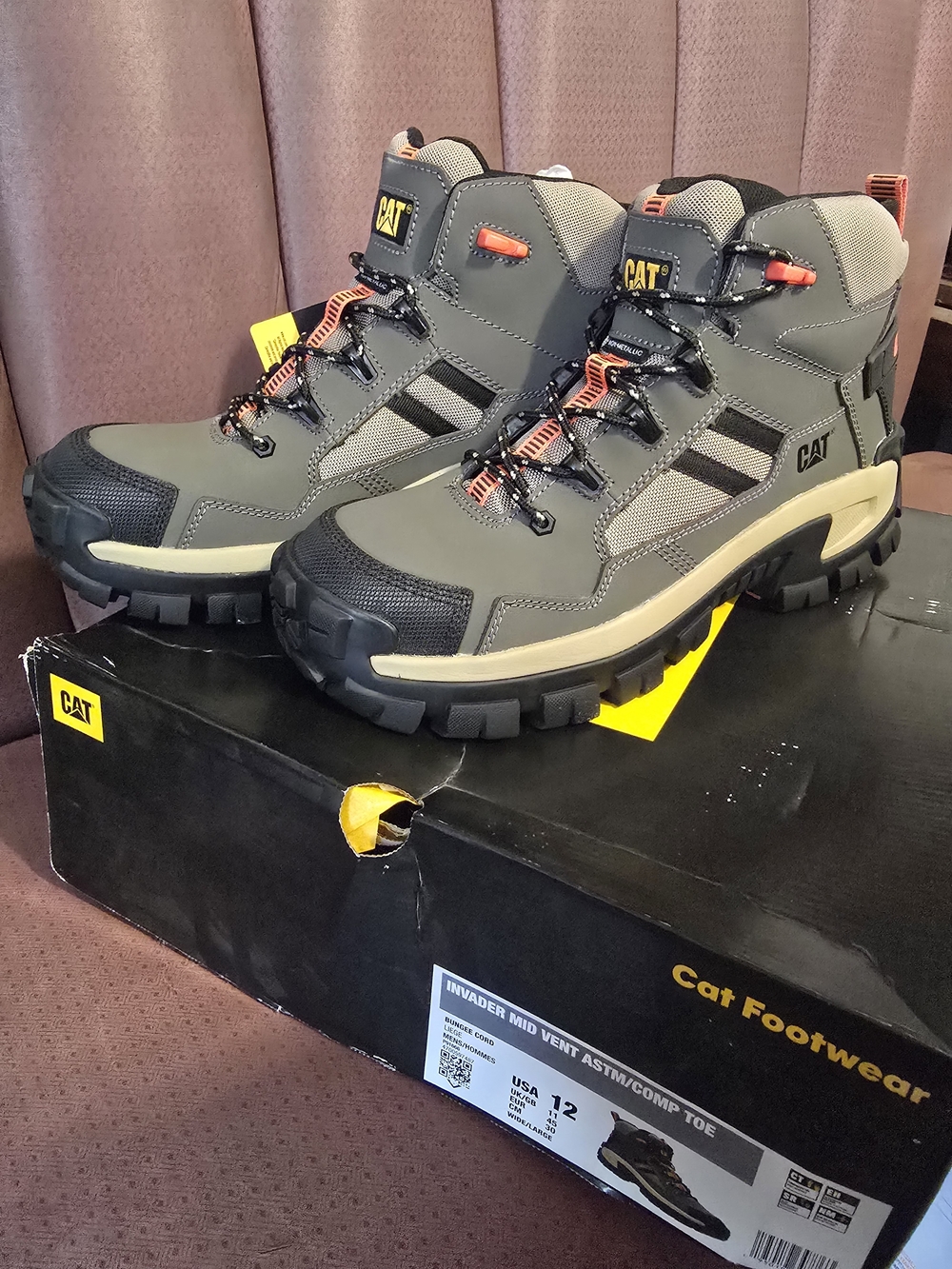 Caterpillar NWT Invader Mid Vent Comp Toe